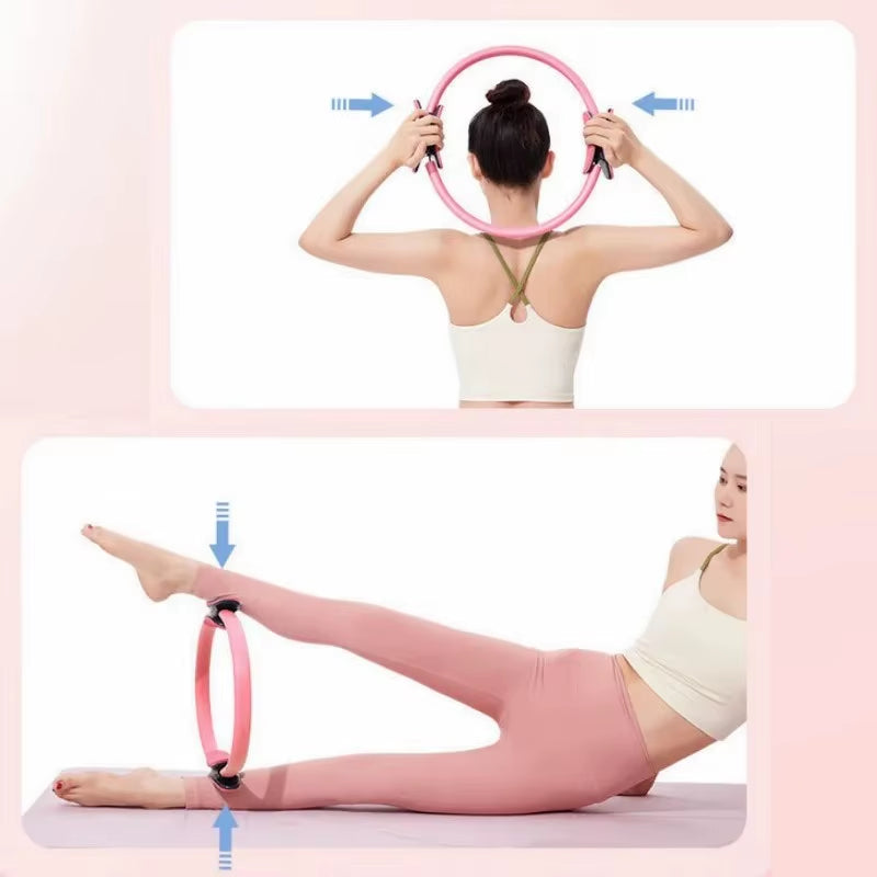 Pilates Ring Pilates Magic Fitness Circle for Toning Thighs Abs and Legs Resistance Training Body Sport Fitness Yoga